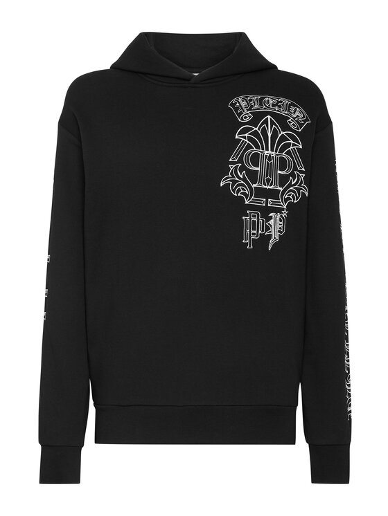 PHILIPP PLEIN PHILIPP PLEIN Bluza 1027 Czarny Regular Fit