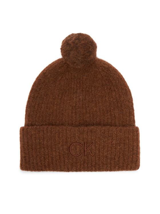 Calvin Klein Calvin Klein Шапкa Embroidery Airy K60K612586 Коричневий