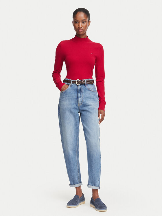 Tommy Hilfiger Tommy Hilfiger Πουλόβερ WW0WW51383 Κόκκινο Regular Fit