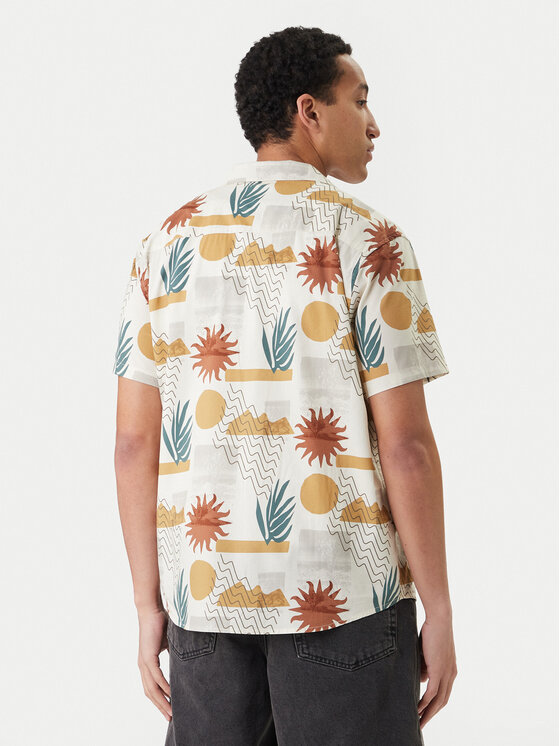 RVCA RVCA Košeľa Anytime AVYWT00489 Écru Regular Fit
