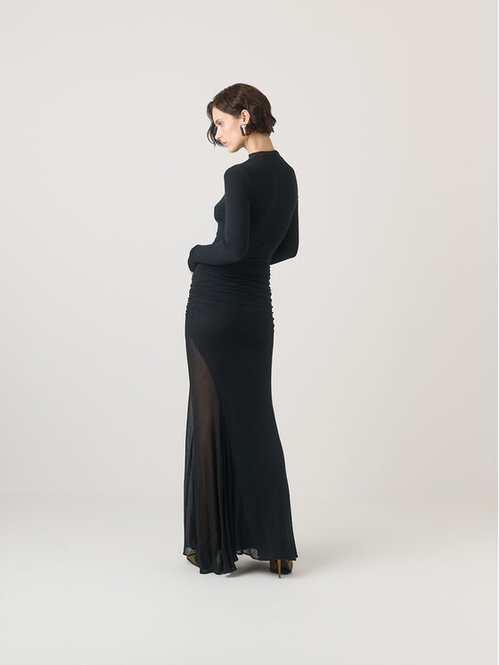 La Mania La Mania Vestito di maglia CECILE Nero Classic Fit