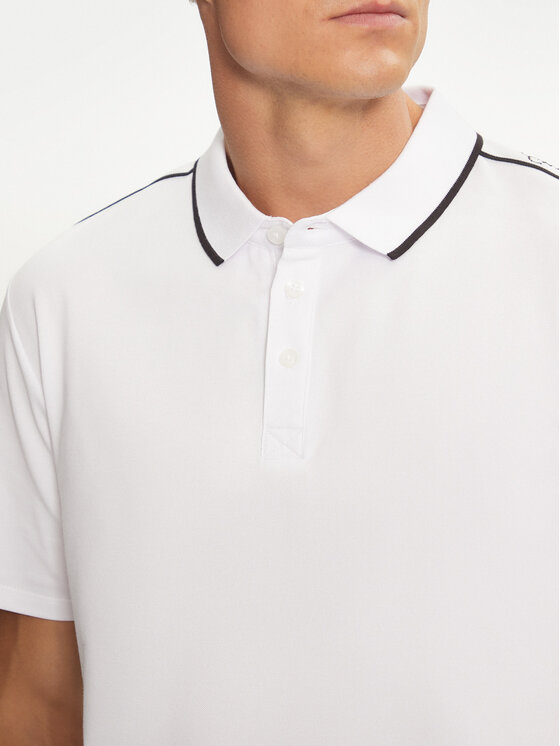 Guess Guess Polo särk M4YP40 KARS0 Valge Regular Fit