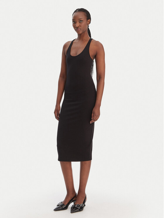 Armani Exchange Armani Exchange Kleid für den Alltag XW000820 AF13729 UC001 Schwarz Slim Fit