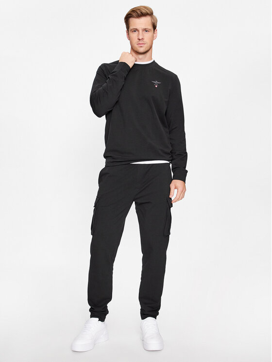Aeronautica Militare Aeronautica Militare Felpa 232FE1769F459 Nero Regular Fit