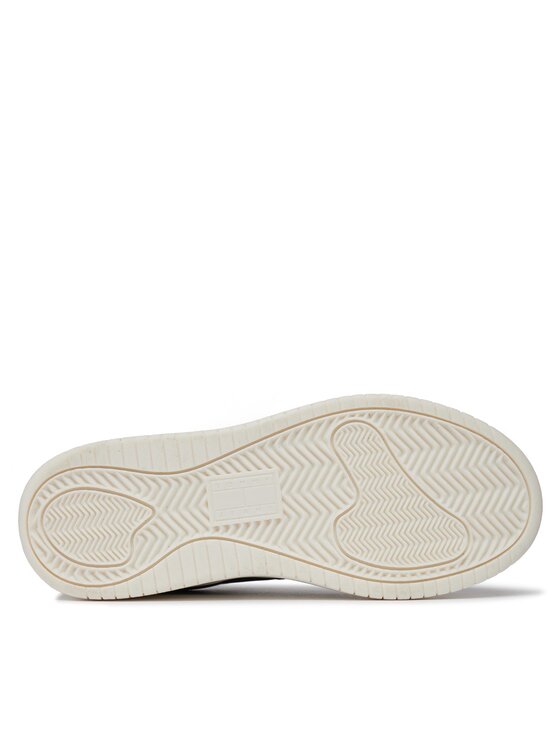 Tommy Jeans Tommy Jeans Sneakersy Tjw Retro Basket Flatform Charm EN0EN02421 Čierna