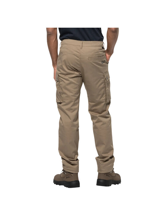 Jack Wolfskin Jack Wolfskin Spodnie dresowe Jack Wolfskin Arctic Road Cargo Pants M Beżowy Regular Fit
