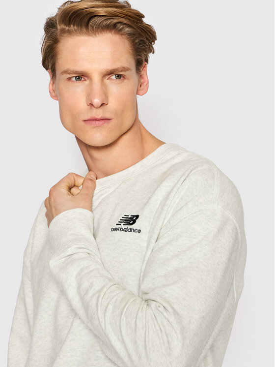 New Balance New Balance Sweatshirt Unisex UT21501 Grau Relaxed Fit