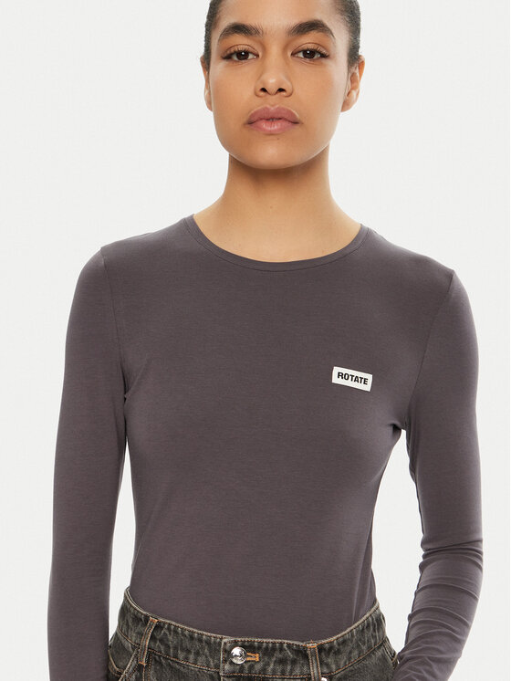 ROTATE ROTATE Bluse 114096 Grau Regular Fit
