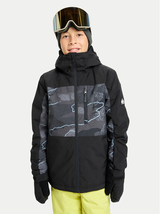 Quiksilver Quiksilver Geacă pentru snowboard Side Hit EQBTJ03220 Negru Regular Fit