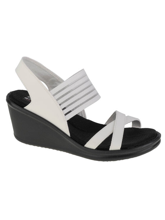 Sandały, rozmiar 39, Białe, Skechers Rumblers-Solar Burst