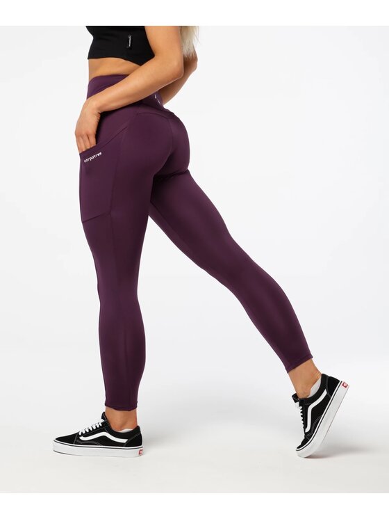 Carpatree Carpatree Legginsy Libra leggings Fioletowy Fitted Fit