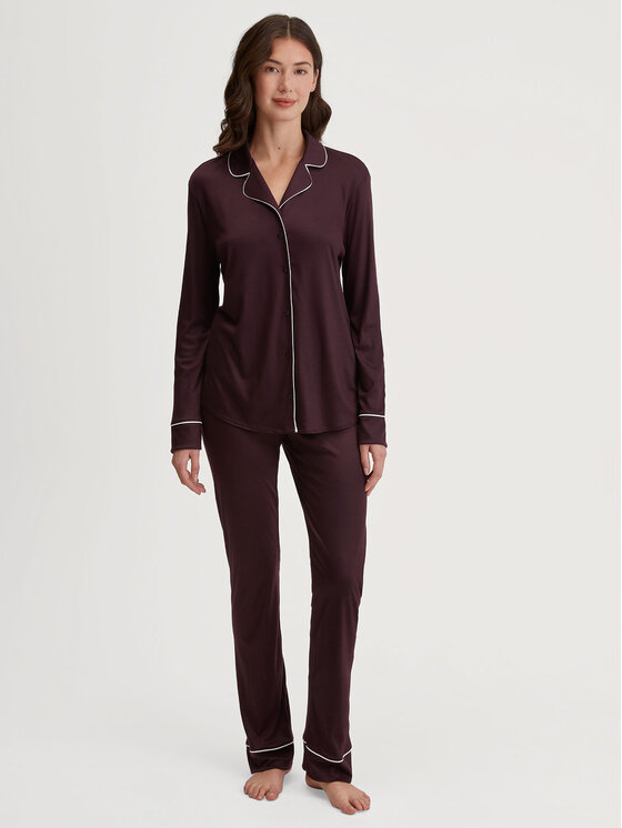 Calida Calida Piżama 42955 Fioletowy Regular Fit