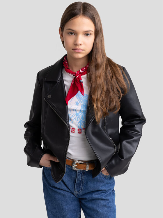 BIG STAR BIG STAR Ramoneska ARIA_906_130 Czarny Classic Fit