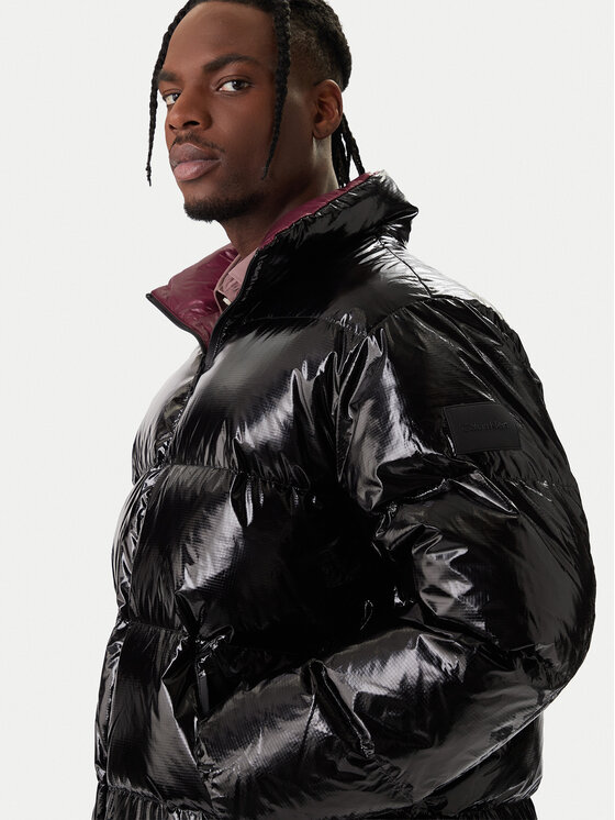 Calvin Klein Calvin Klein Vatovaná bunda High Shine K10K110315 Farebná Regular Fit