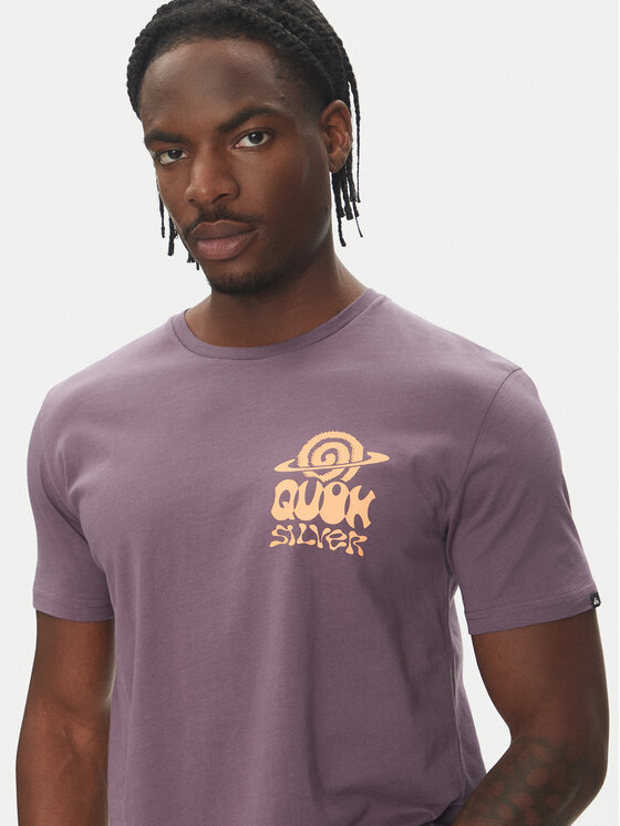 Quiksilver Quiksilver Tričko EQYZT08053 Fialová Regular Fit