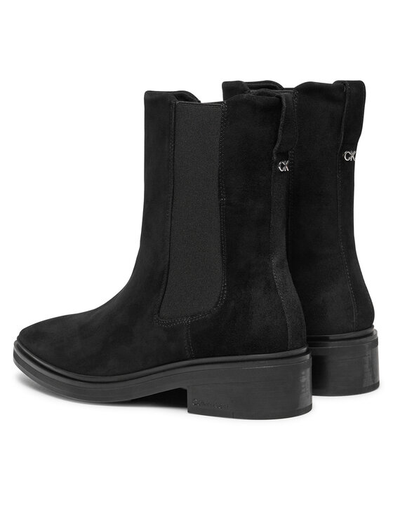 Calvin Klein Calvin Klein Kotníková obuv s elastickým prvkem HW0HW02191 Černá