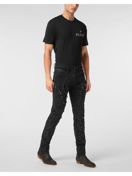 PHILIPP PLEIN PHILIPP PLEIN Jeansy 24331 Czarny Regular Fit