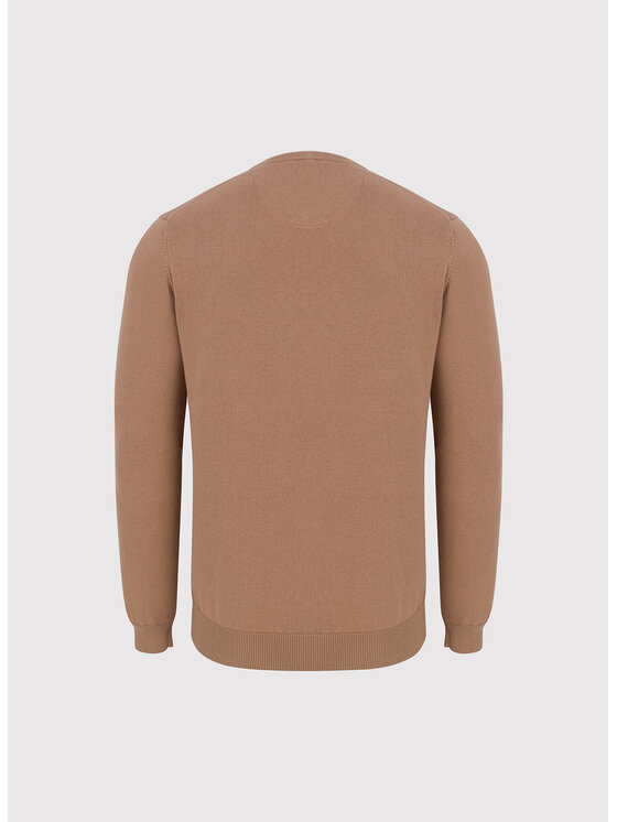 Pako Lorente Pako Lorente Sweter P26WN-2X-010 Brązowy jasny Straight Fit