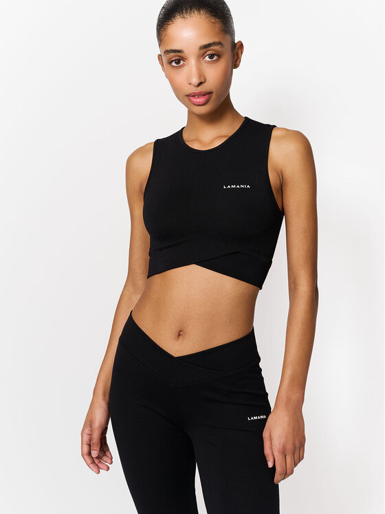 La Mania La Mania Top VISTA Nero Basic Fit
