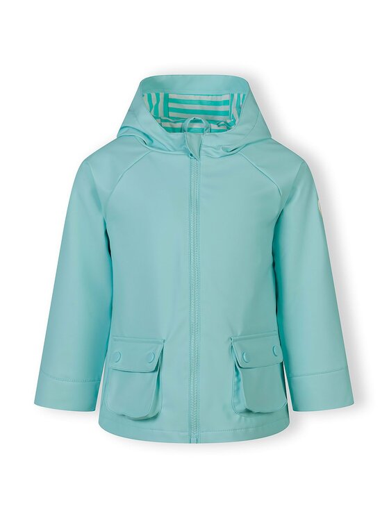 minoti minoti Kurtka przeciwdeszczowa 30COAT105 Zielony Regular Fit