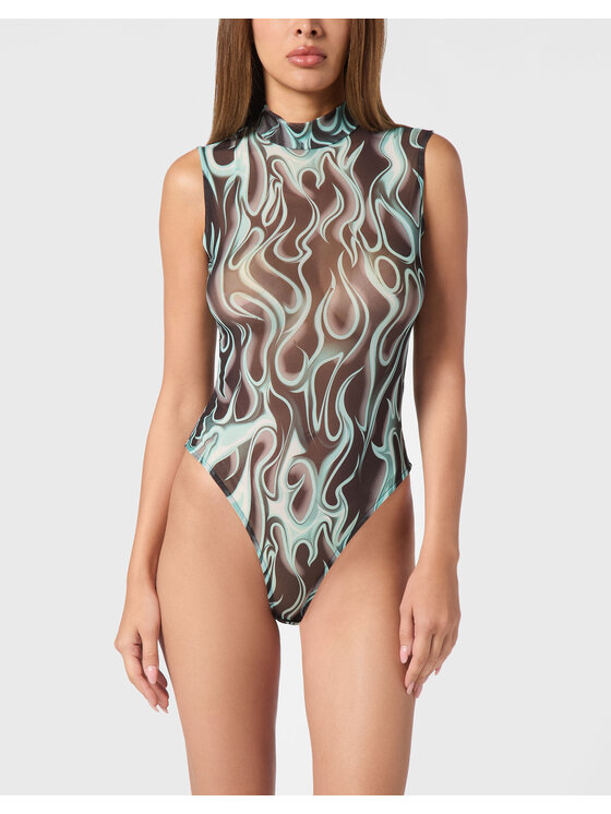 PHILIPP PLEIN PHILIPP PLEIN Body 21683 Nero Skin Tight Fit