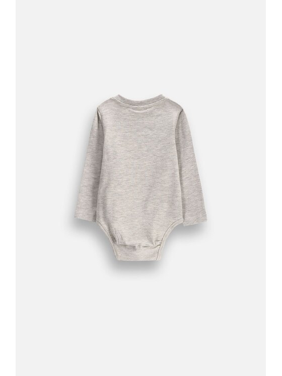 Coccodrillo Coccodrillo Body dziecięce ZC6112101FBN-019 Szary Regular Fit