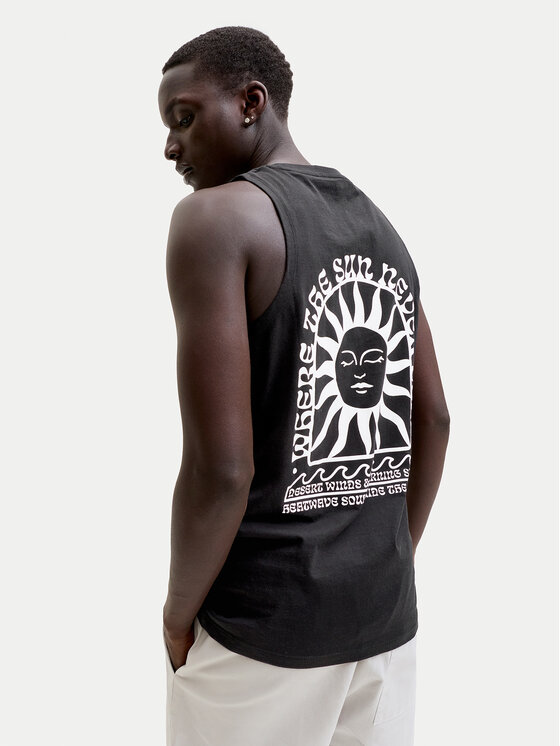 Jack & Jones Jack & Jones Tank-Top Sunset 12297705 Schwarz Relaxed Fit