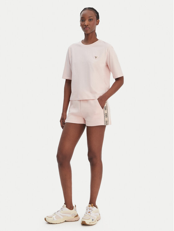 Guess Guess T-Shirt V4BI21 I3Z14 Różowy Relaxed Fit
