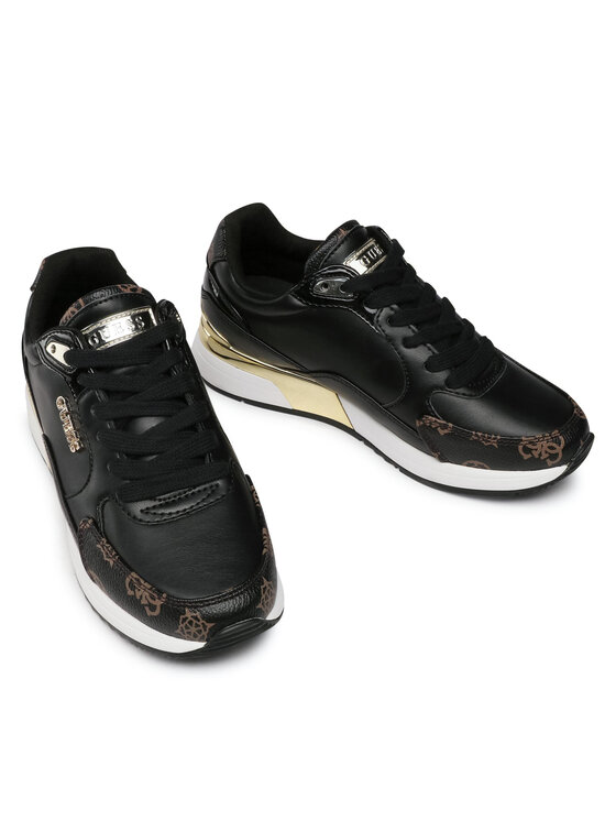 Guess Guess Laisvalaikio batai Moxea FL5MOX FAL12 Juoda