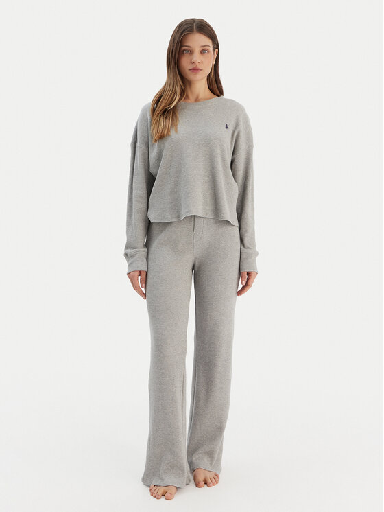 Polo Ralph Lauren Polo Ralph Lauren Pidžama 4P0380 Pelēks Regular Fit