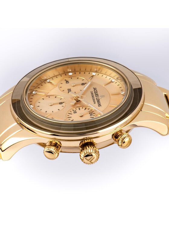 Jacques Lemans Jacques Lemans Zegarek 1-2151H Złoty