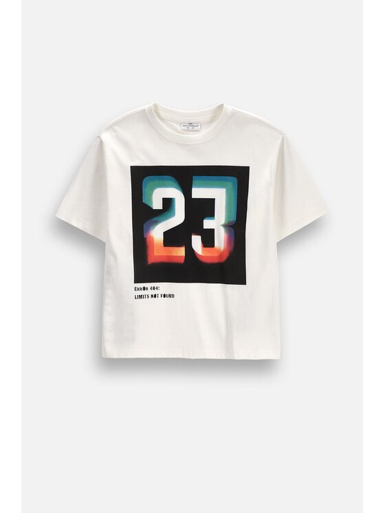 Coccodrillo Coccodrillo T-Shirt ZC6143201SBJ-003 Krémová Regular Fit