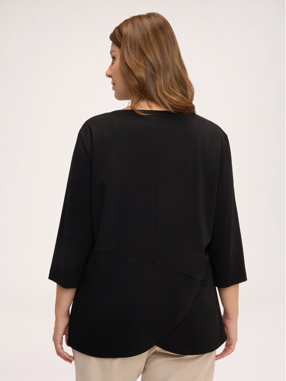 Fiorella Rubino Fiorella Rubino T-shirt G015E000355N033 Nero Regular Fit