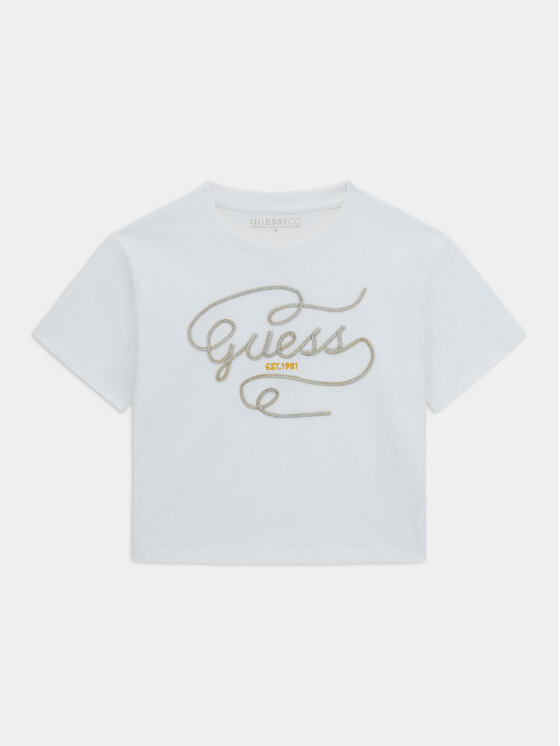 Guess Guess T-shirt J4RI18 K8HM4 Bianco Regular Fit