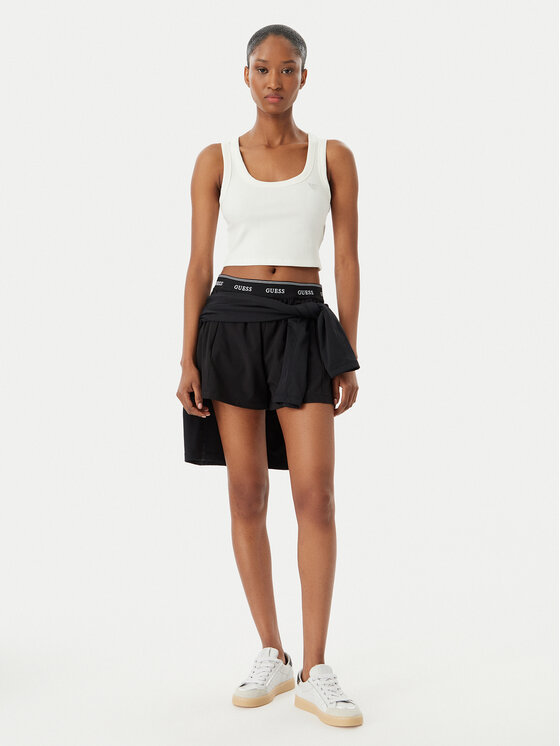 Guess Guess Marškinėliai V6GP07 K2987 Balta Slim Fit