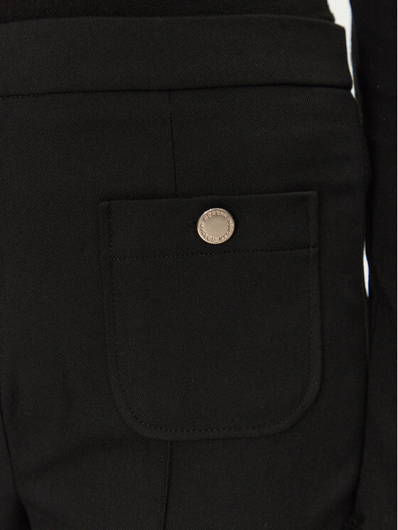 Morgan Morgan Spodnie materiałowe 251-PFLAC.F Czarny Bootcut Fit