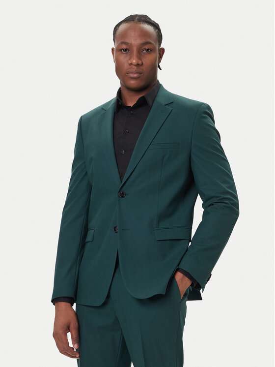 HUGO HUGO Oblek Arti-Hesten253X 50544524 Zelená Extra Slim Fit
