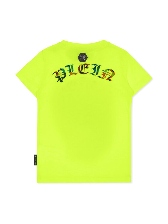 PHILIPP PLEIN PHILIPP PLEIN T-shirt 27817 Giallo Regular Fit