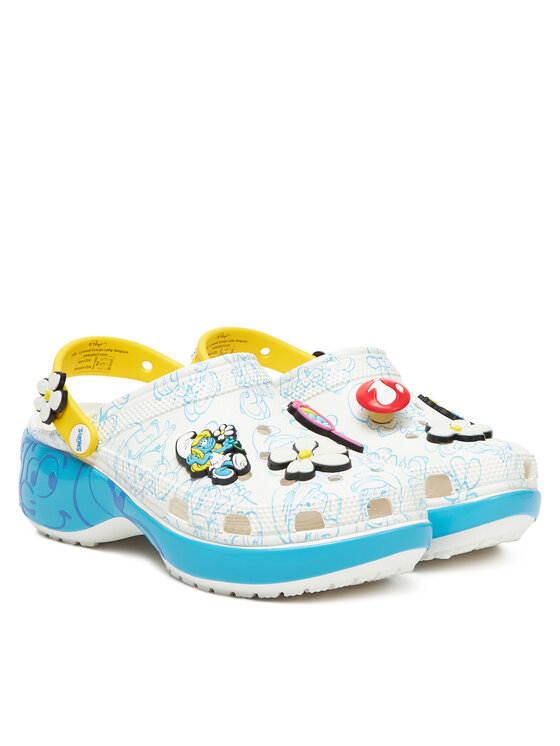 Crocs Crocs Nazouváky Smurfs Platform Clog 210822 Barevná