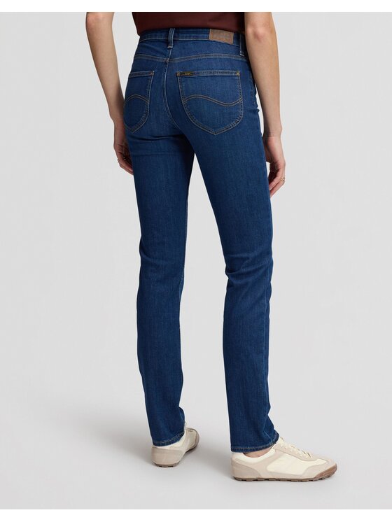 Lee Lee Jeansy ELLY Niebieski Straight Leg