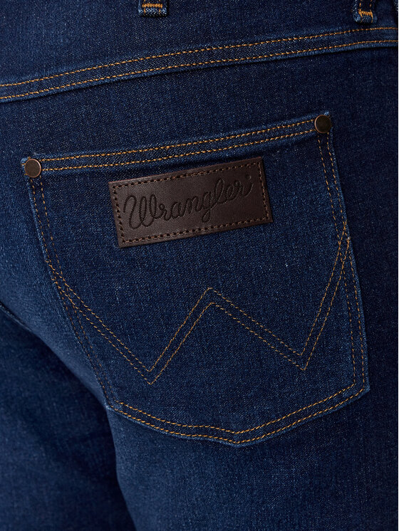 Wrangler Wrangler Jeansy Larston 112350845 Granatowy Slim Fit