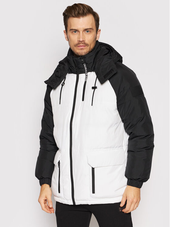Calvin Klein Jeans Giubbotto piumino J30J318679 Bianco Oversize • Modivo.it