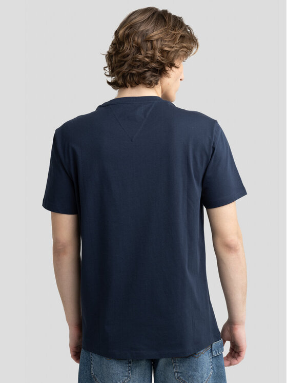 BIG STAR BIG STAR T-Shirt GRALIS_403_150 Granatowy Oversize