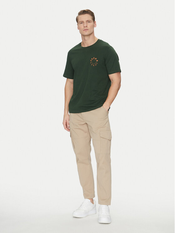 Only & Sons Only & Sons Bavlnené nohavice 22025431 Béžová Tapered Fit