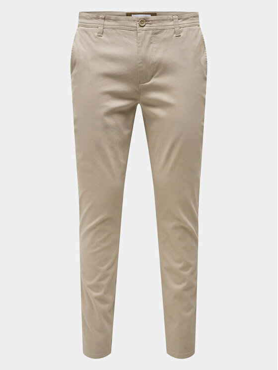 Only & Sons Only & Sons Pantaloni chino Mark Luca 22028144 Beige Slim Fit
