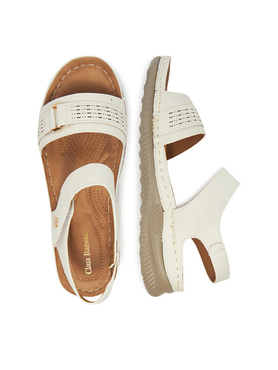Clara Barson Clara Barson Sandalen WYL05010-09 Écru