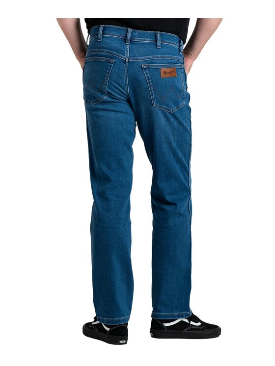 Wrangler Wrangler Jeansy Texas Rustic Niebieski Regular Fit