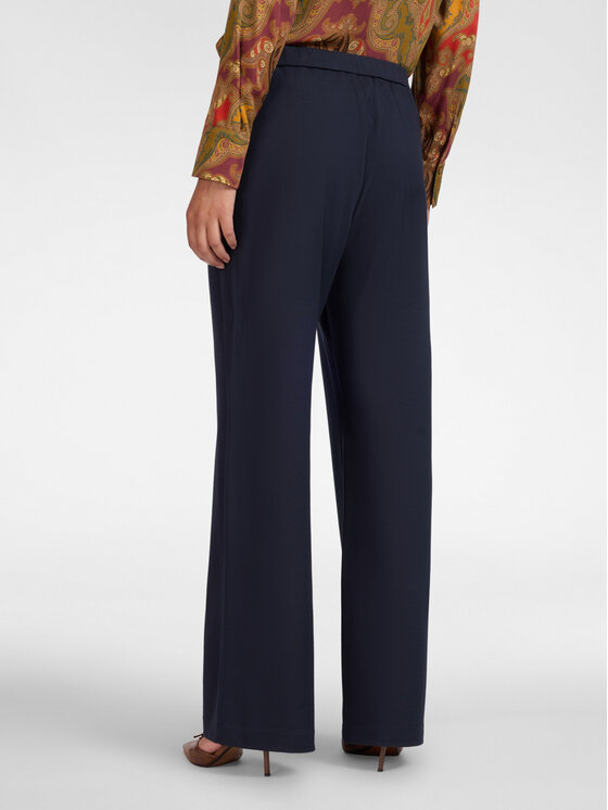Elena Mirò Elena Mirò Pantaloni di tessuto P813Z000211N034 Blu Flare Fit