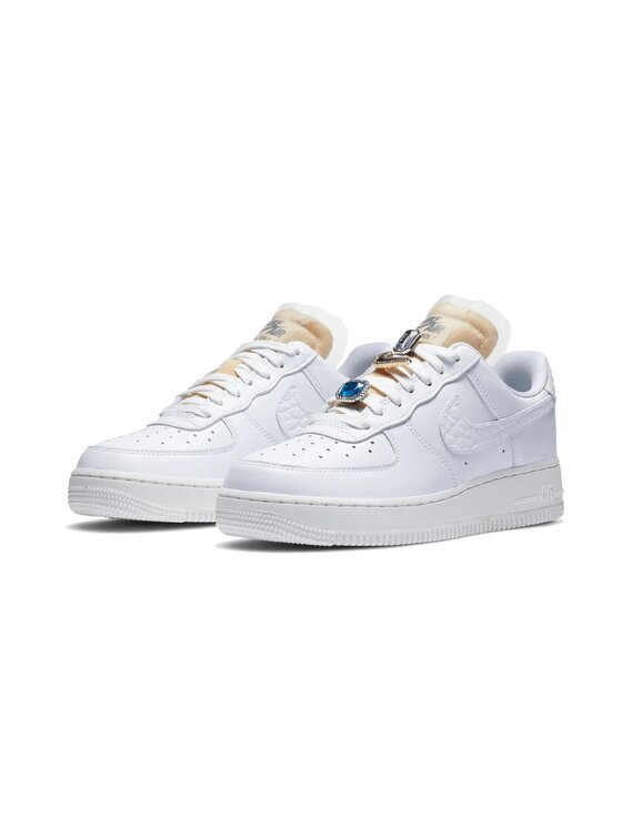 Nike Sneakersy Nike Air Force 1 Low '07 LX Bling Biały