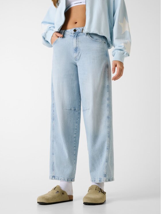 Guess Jeans Guess Jeans Jeans hlače 182179 Modra Relaxed Fit